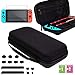 Produktbild Tasche für Nintendo Switch , Voroar Harte Schutzhülle auf die Reise für Nintendo Switch, Nintendo Switch Staubstecker Set+ Displayschutzfolie+Daumengriffkappen+Game Card Tasche