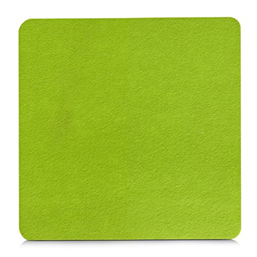 Filz-Untersetzer 20x20 cm grün