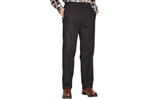 Chums | Men's | Fleece-Lined Elasticated Thermal Trousers | Adjustable Drawcord & Comfort Waist | Versatile for Work, Leisure, Indoor & Outdoor Activities |