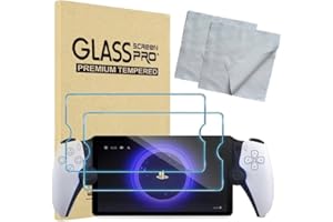 Bisienya 2 PACK Screen Protector for Playstation Portal, 9H Hardness Protector Film Tempered Glass Film Compatible with Sony PS Portal,Transparent,Ultra Resistant,Anti Fingerprints