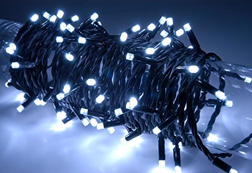 AVL286 - 20 METRE 6W WHITE OUTDOOR HEAVY DUTY 180 LED STRING LIGHT W/ CONTROLLER &amp; PRE-PROGRAMMED SEQUENCES