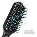 Molain Hair Straightener Ionic Straightening Brush Ceramic Brush Massage Detangling Comb Hair Iron with UK Plug