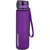 Uzspace B&uuml;y&uuml;k Boy 28 cm 1000 ml 1 litre Tritan Su Matarası 14 Renk FiftyFifty Softtouch