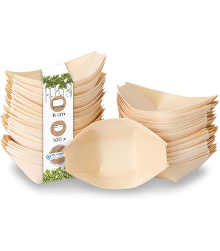 MONOUSO - Palmblad kom 15x15cm (25 stuks