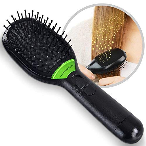 Jago Ionen-Bürste mit Vibrationsmassagefunktion, Wellness für die Haare, Ionenbürste mit nahtlosem Bürstenkopf