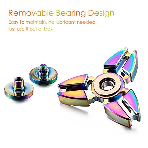 Hand Spinner, CrazyFire Fidget Hand Spinner SpielzeugAluminium Legierung Kugellager Speed Focus Spinner für Stress und Angst Relief Kinder und Erwachsene - 3