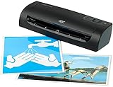 Laminadora A4 elegante y ultra compacta para todas las necesidades de plastificación, incluyendo fotos, avisos, carteles temporales y menús, adecuada para uso ocasional en casa o en una oficina pequeña, Fácil de usar