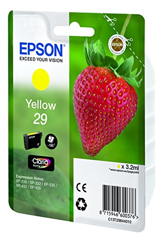 Epson Original T2984 Tintenpatrone Erdbeere, Claria Home Tinte, Text- und Fotodruck (Singlepack) gelb - 2