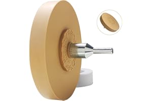 Tucana Rubber Eraser Wheel, Decal and Adhesive Remover Tool, Remove Pinstripes, Stripes, Stickers, Tape and Graphics on Car, RVs, Boat and Trucks 4-inches Diameter, 1 Inch Thick with Drill Adapter