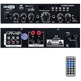 Hepa Merz HB-200 Stereo Mixer Amfi 4-8 Ohm 2 &Ccedil;ıkışlı 2x100W Anfi Bluetooth Usb