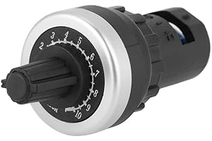 Belissy Potenciómetro de Velocidad de Velocidad Variable 10k Montaje en Panel Potenciómetro VFD Potenciómetro 10K Monte VSD VFD para la Unidad de Velocidad Variable Invertir