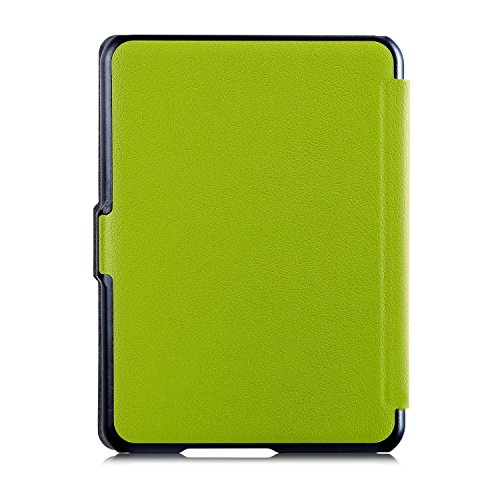 Tolino Shine 2 HD Hülle – eReader Slim Case Schutzhülle Tasche Etui mit Ruhemodus u. Magnetverschluss von u&h, in Grün - 3
