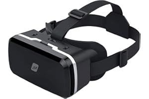 NK Smartphone 3D VR Glasses - Smartphone Virtual Reality Smart Glasses 4.7" - 6.53", kąt widzenia 90-100 stopni, obrót o 360°, regulowana soczewka i regulacja źrenicy - czarne
