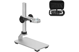 Ninyoon Universal Microscope Stand Pro, stabilny profesjonalny uchwyt ze stopu aluminium wspornik wspornika do maksymalnej średnicy 3,5 cm USB cyfrowy bezprzewodowy mikroskop WiFi kamera endoskopowa