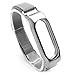 Produktbild Hunpta Milanese Magnetschlaufe Edelstahl Armband für Xiaomi Mi Band 2 (Silber)