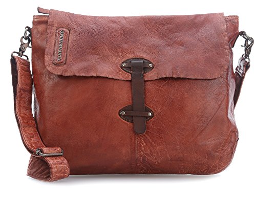 Preisvergleich Produktbild Taschendieb Wien Laptop Messenger cognac