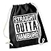 Produktbild Straight Outta Hamburg Gymsack Black Certified Freak
