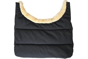 Kentucky - Cheval BIB Hiver - Noir - Taille Unique - Protège-poitrail - Couverture de pluie