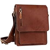 Die Tasche aus echtem Leder ist optimal nutzbar als Schultertasche, Trekking-Tasche, Messenger Bag, Umhängetasche, Tablet-Tasche, modisches Accessoire