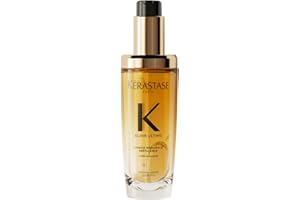 KERASTASE Kérastase, Olio Per Capelli Secchi e Spenti, Anti-crespo, Termoprotettore, Con Olio di Argan, Marula e Camelia, L'Huile Originale Elixir Ultime, 75 ml