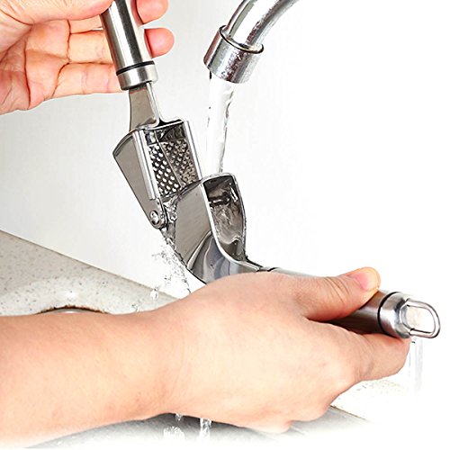 IDEALEBEN Edelstahl Knoblauchpresse Walnussknacker Ingwerpresse - 7