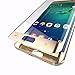 Produktbild Blufox* Samsung Galaxy S7 Edge G935 (Gewölbt) GOLD gebogenes Glas Vollabdeckung Screen Protector  PANZERGLAS  JAPAN GLAS  Glas Folie Tempered Glass Schutzfolie 0,26mm Panzerfolie Gorilla Glas Displayschutzfolie Klar Anti-Kratz Displayschutz Gehärtetes Schutzglas incl. Reinigungs-Kit (5,5 Zoll (13,9 cm)