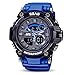 Produktbild Malloom® SBAO mehrfarbige Uhr LED Herren Wasserdichte Sport Uhren Shock Digital Electronic (blau)