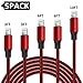 Produktbild TNSO Phone Ladekabel, 5Pack [3/3/6/6/10 FT] Nylon Phone Kabel [MFi Zertifiziert] für iPhone XS/XS MAX/XR/8/8 plus/7/7 plus, iPad Air