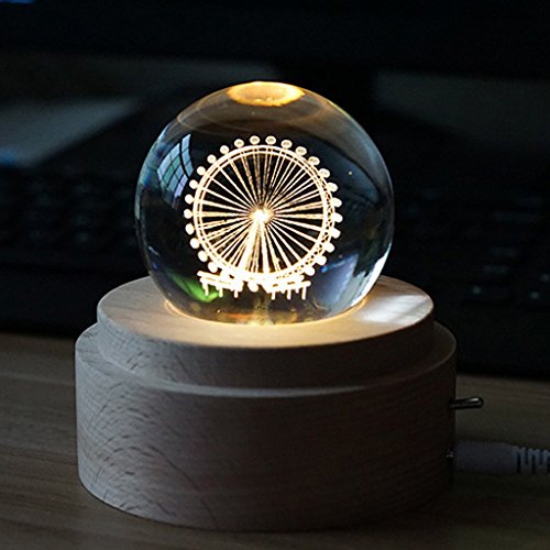 Preisvergleich Produktbild Holz Warm Nachtlicht Stecker Schlafzimmer Nachttischlampe Romantische Kreative Einfache Lampe Geburtstagsgeschenk Ins Mädchen Herz Traum Mini Tischlampe