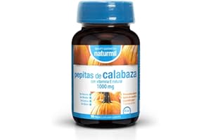 Naturmil | Calabaza (Pepitas) 1000 mg - 90 Perlas | Con Aceite de Semillas Cucurbita Pepo (Presión en Frío) | Con Vitamina E natural