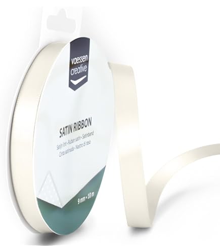 Vaessen Creative Ensemble De Ruban De Satin, Couleurs De Bleu, 3mm