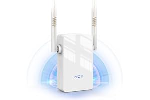 PHAVN Répéteur WiFi Amplificateur WiFi 300Mbps WiFi Extender 2.4GHz Repeteur WiFi Puissant cvec 1 Port Ethernet, WiFi Booster Couvre jusqu'à 90㎡, Compatible avec Toutes Les Box Internet, Bouton WPS
