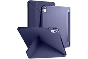 iPad 11.Nesil A16 11inç/10.Nesil 10.9 inç İle Uyumlu Kalemlikli, Uyku Modlu, Mıknatıslı, Üçgen Standlı, Darbeye Dayanıklı Kaplama Akıllı Kılıf (Lacivert, iPad 11.Nesil A16 11inç/10.Nesil 10.9)