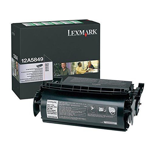 Preisvergleich Produktbild Lexmark 12A5849 Tonerkartusche (Kapazität: 25.000 Seiten) Schwarz