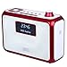 Price comparison product image DAB+ Clock Radio Bluetooth Speaker - August MB400 - Wake to your Favourite DAB, FM or MP3 Music and Bring it with You - Portable Powered by C Cells (not included)