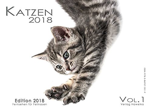 Preisvergleich Produktbild Katzenkalender -Edition 2018- Vol.1 - Wandkalender A4