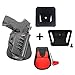 Produktbild Fobus kit 360 rotating roto paddle retention holster + belt attachment + 6cm police wide duty belt adapter for Beretta PX4 Storm Full Size & Compact / Taurus PT 845, 24/7, PT940, PT840, PT640, PT100,