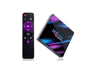 H96 Max Android 10 TV Box [4GB RAM+64GB ROM] Boîtier TV Bluetooth 4.0 Android USB 3.0 RK3318 Quad-Core 64bit Wi-FI 2.4G/5G LAN100M 4K Android Box Smart TV Box