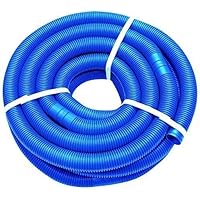 well2wellness® Poolschlauch 38mm - Blauer Schwimmbadschlauch - 6 Meter