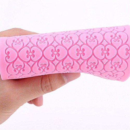 GOOTRADES 1 Stk/5 Stk Lace Silikon Form, Zucker Handwerk Fondant Matte Kuchen Dekorieren Backen Werkzeuge (1 Stk) - 5