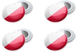 VERY IMPORTANT RUNNER - 4 Stück Startnummernmagnete für Marathon, Laufen - Magnetische Startnummernhalter und Laufnummernhalter - Magnete für Startnummern Läufer mit Länderflaggen