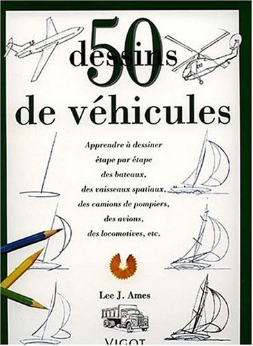 couverture de : 50 dessins de vhicules