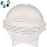 CULER Stampo in Resina Planet Stampo in Silicone a Forma di Sfera Gioielli Casting Mold Coaster Stampi (Dia.50mm)