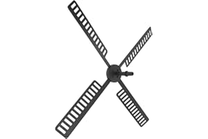 Yardwe 1 Juego De Aspas De Ventilador De Molino De Viento Holandés De Plástico Aspas Y Piezas De Molino De Viento De Jardín Hojas De Molino De Viento De Plástico De Hojas De Molino De Viento