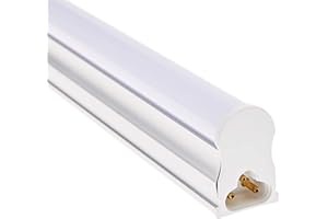 JANDEI - T5 LED Tube with Cables and sockets, 18 W, 1200 mm, 6000 K.