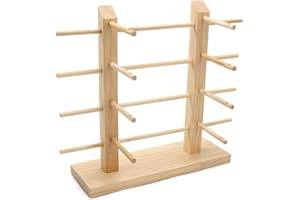 HERCHR Soporte De Exhibición De Gafas De Sol, Estante De Madera para Gafas De Sol, Organizador De Soporte De Gafas Organizador De Soporte De Gafas De Madera para Tienda óptica Casera(6Pair)