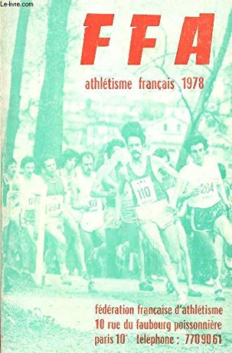 ATHLETISME FRANCAIS - 1978. ATHLETISME FRANCAIS - 1978.