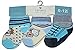 Baby Station 3/Pairs- Carters Multi Color kids Baby Cotton Socks 0-12Months (Boys (Blue) RS.399.00