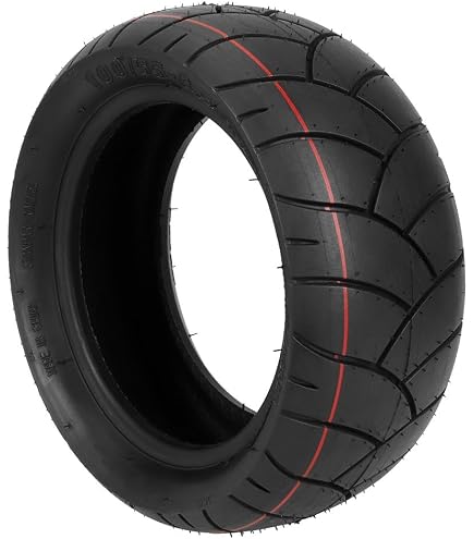 Pneu 12 X 2.50 (64-203) Sans Chambre à Air Pour Vélo électrique Et Trottinette – Caoutchouc Noir, Bande De Roulement épaisse