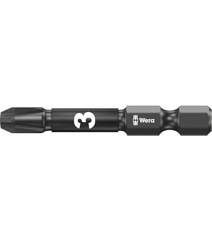Wera Bit PZ 2 X 50 Mm – Mit Torsionszone Für Längere Haltbarkeit – Kreuzschlitz Pozidriv